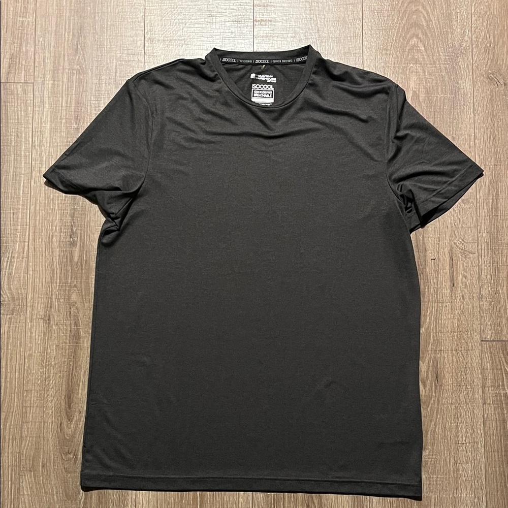 Men's Mountain Warehouse Short Sleeve Athletic Tees - Set of 2 Black & Navy L - Picture 4 of 9